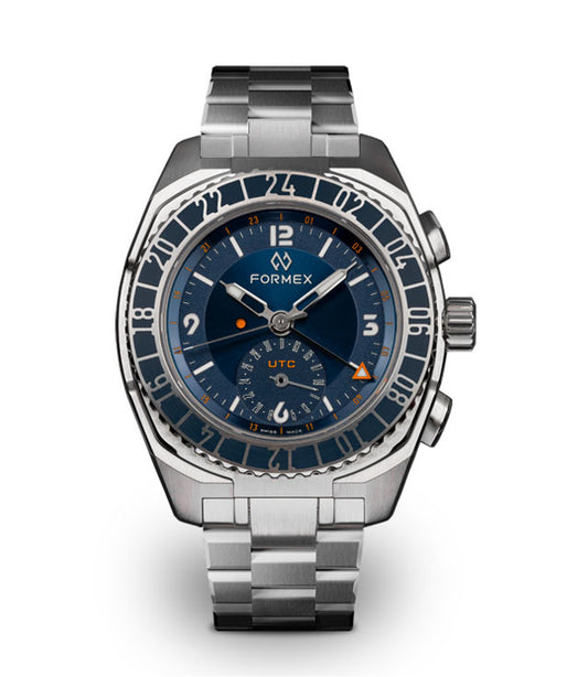 Formex Stratos UTC Automatic UTC True Pilot Blue 41 mm