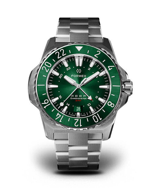 Formex Reef GMT Automatic GMT Cosc 300M Green 42 mm