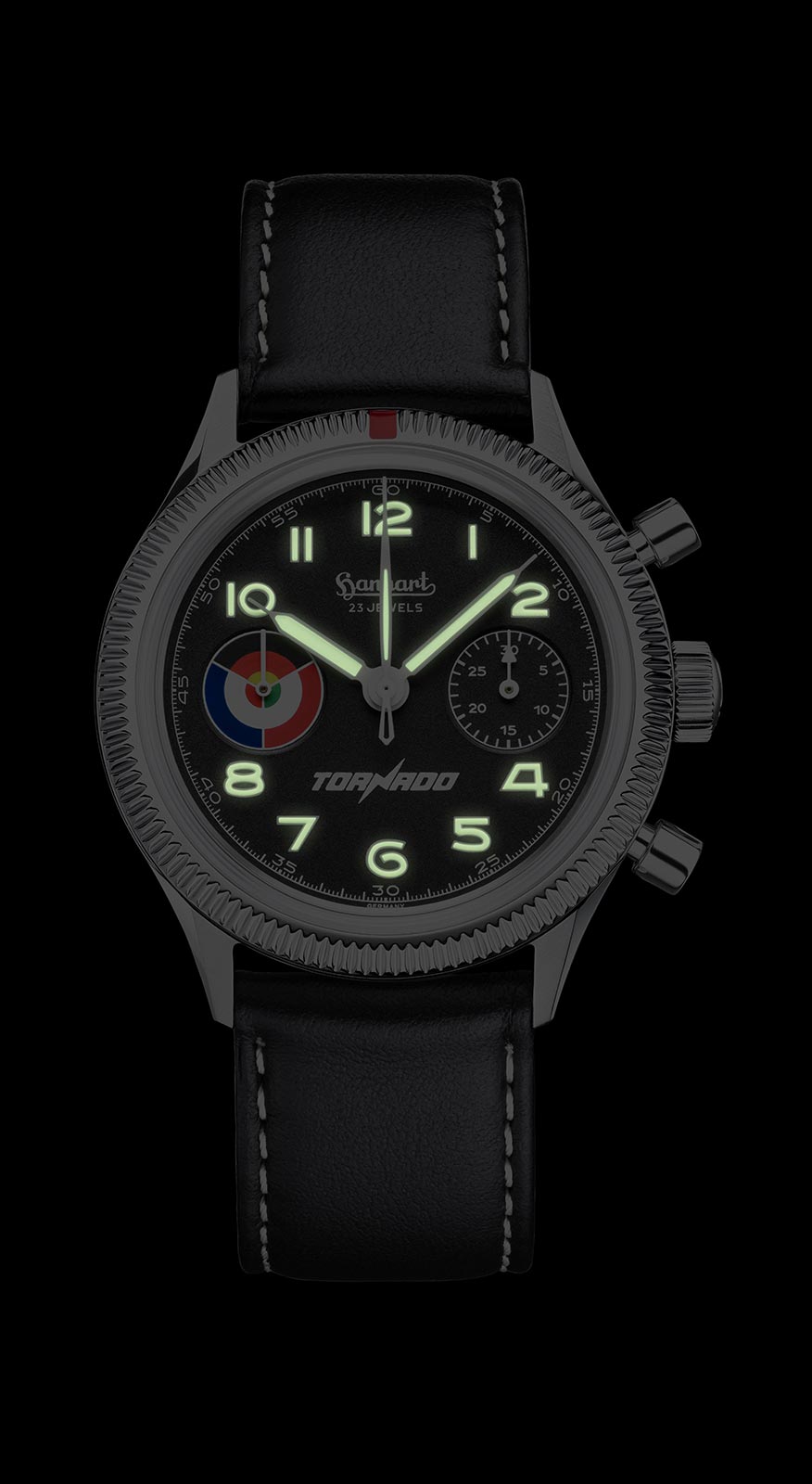 Hanhart 417 ES Tornado Maiden Flight, 39 mm Flyback