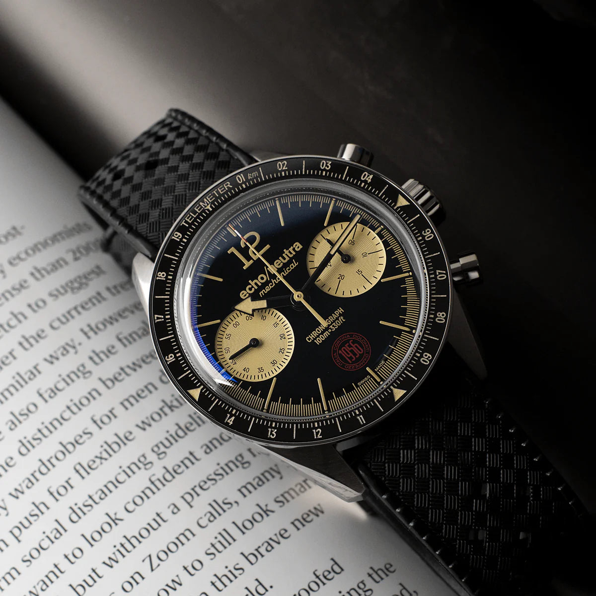 Echo/Neutra Cortina 1956 | Black Chronograph