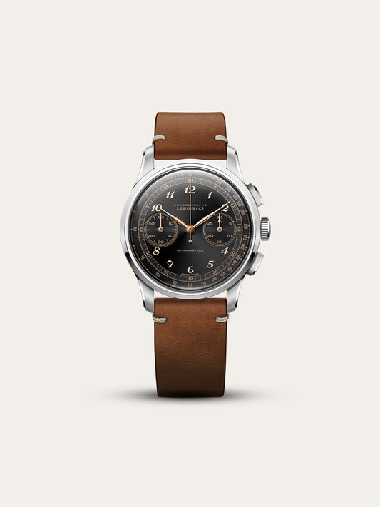 Lebois & Co. Heritage Chronograph Cognac Leather