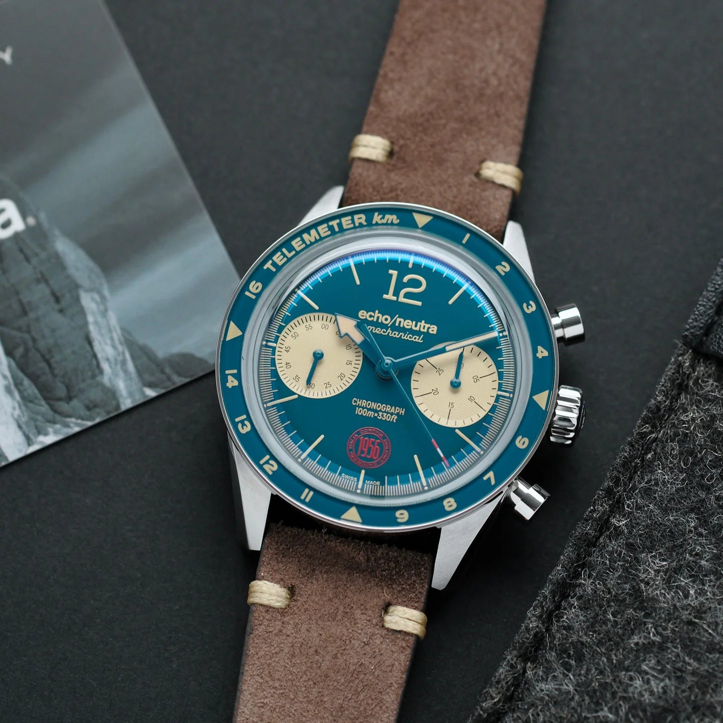 Echo/Neutra Cortina 1956 | Teal Chronograph