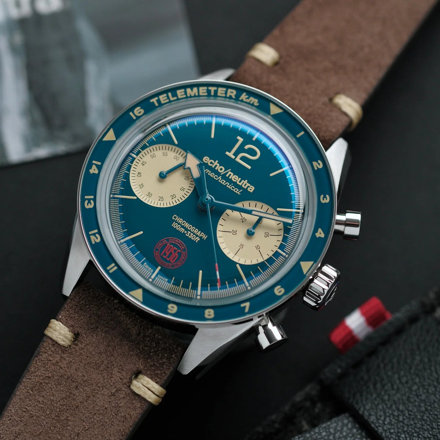 Echo/Neutra Cortina 1956 | Teal Chronograph