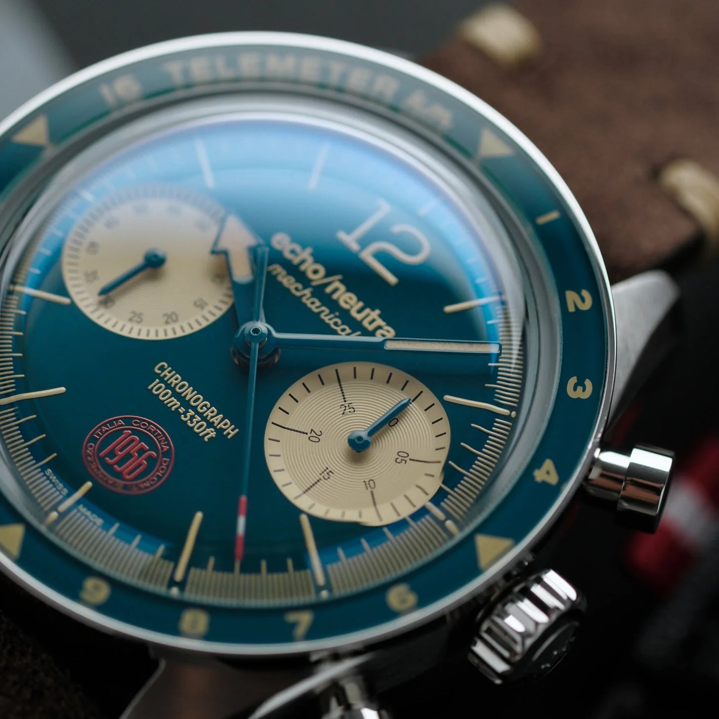 Echo/Neutra Cortina 1956 | Teal Chronograph