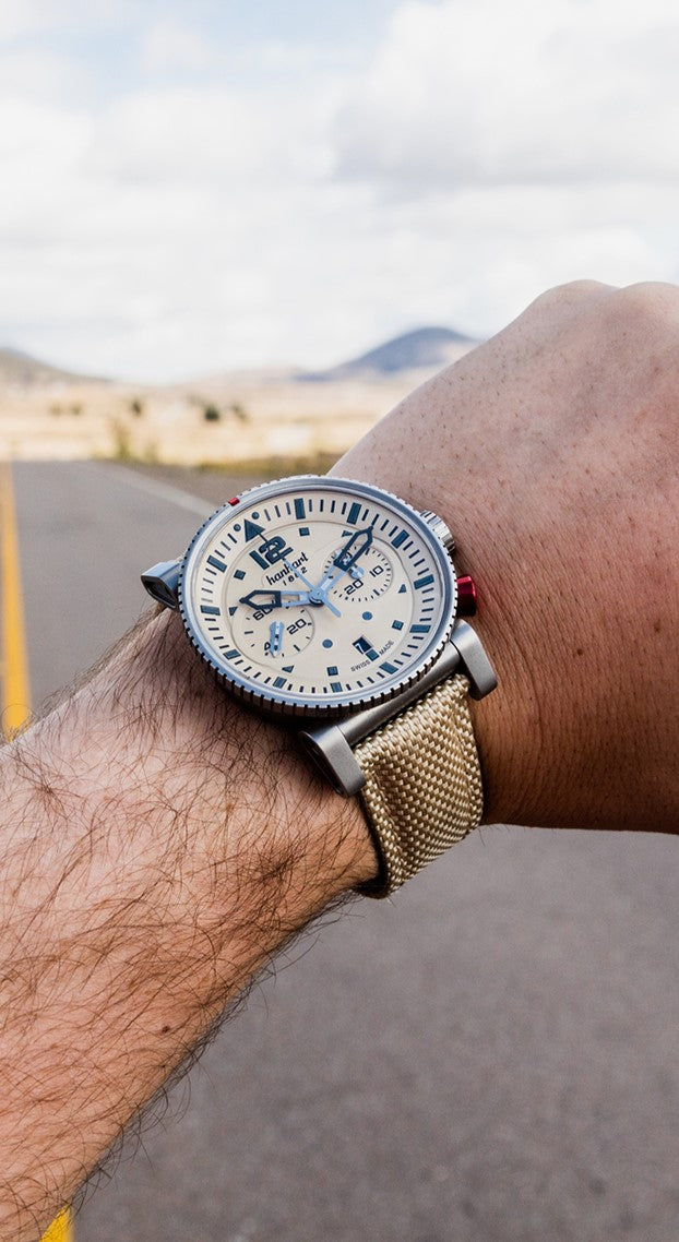 Hanhart Primus Desert Pilot, 44 mm