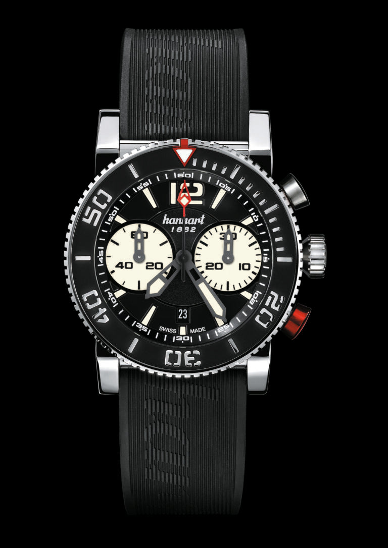 Hanhart Primus Diver black, 44 mm