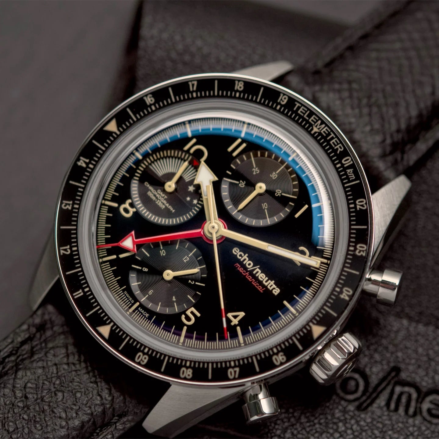 Echo/Neutra Cortina 1956 Chrono GMT Black