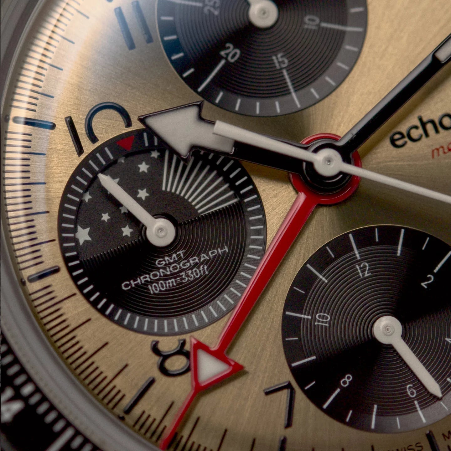 Echo/Neutra Cortina 1956 Chrono GMT Bronze