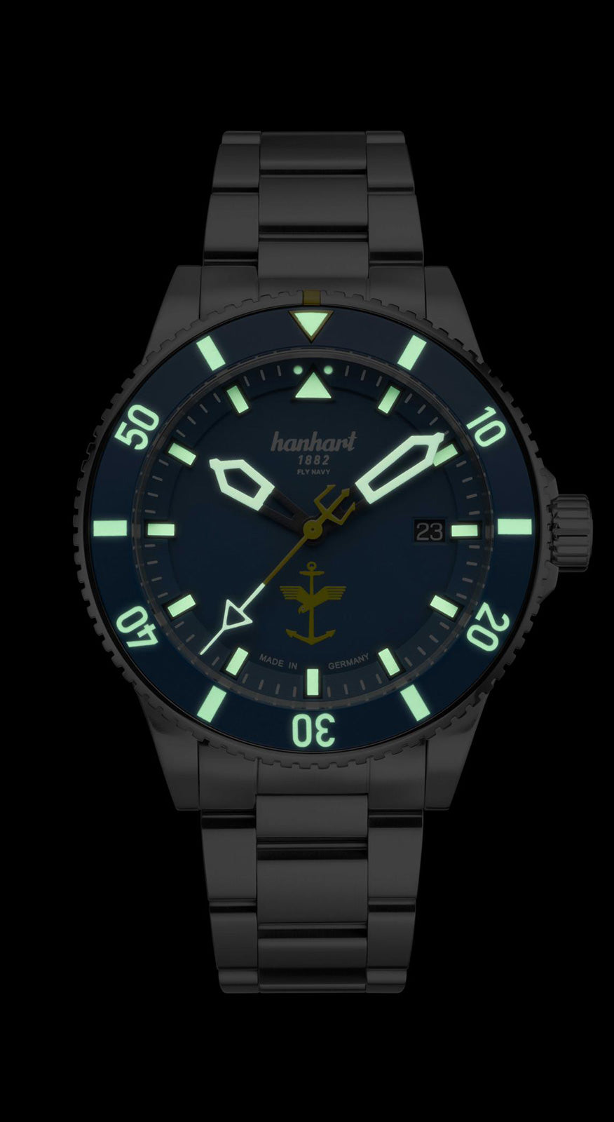 Hanhart FLY NAVY Aerosphere, 42 mm